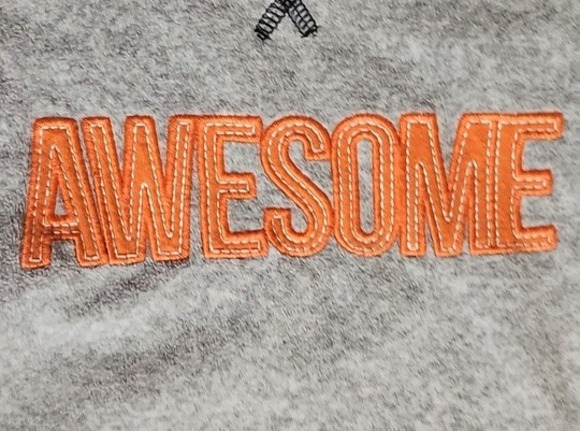 just one you 18 Months Gray Long Sleeve AWESOME Romper Used - Picture 6 of 13